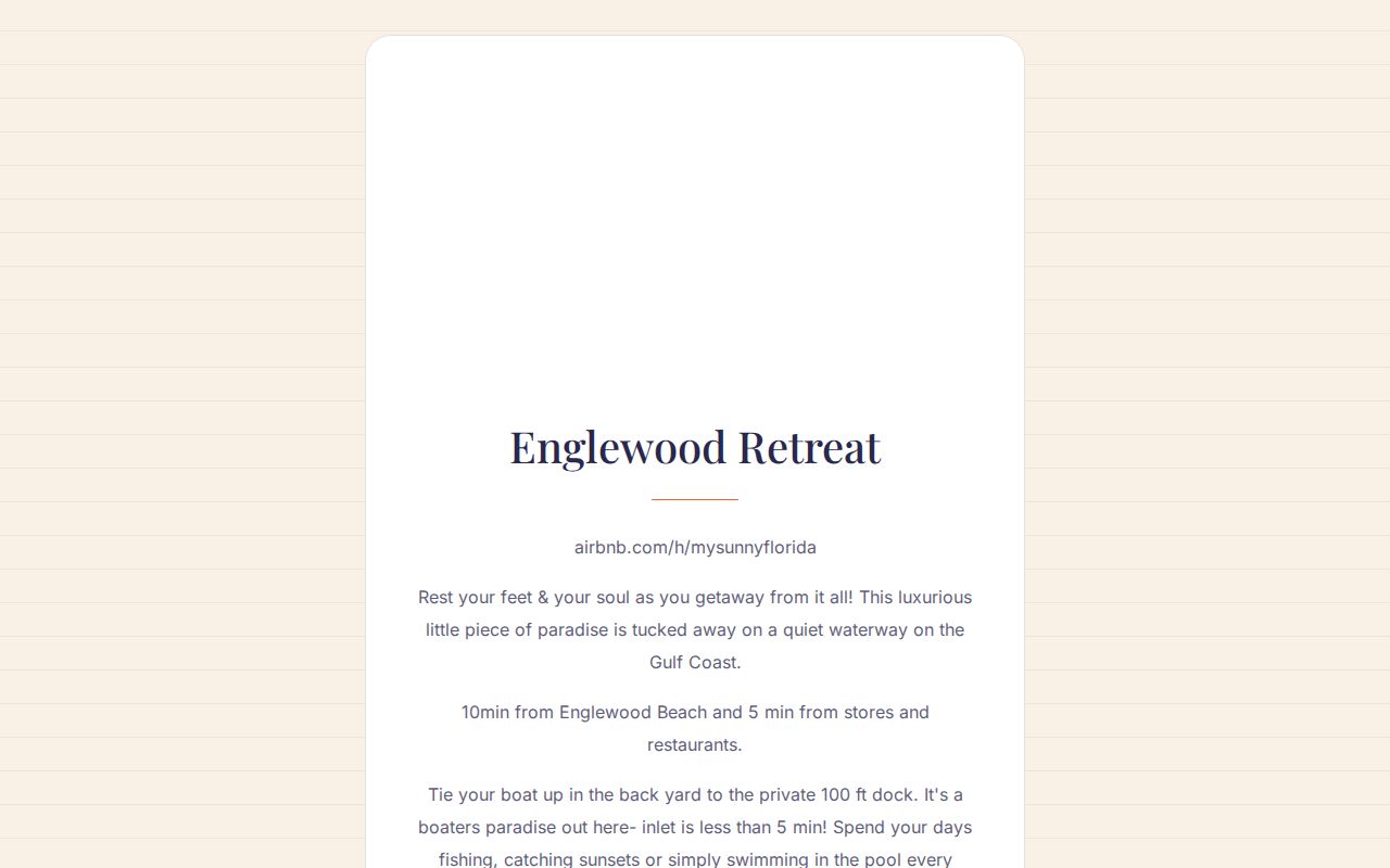 Carrd profile picture for @englewood